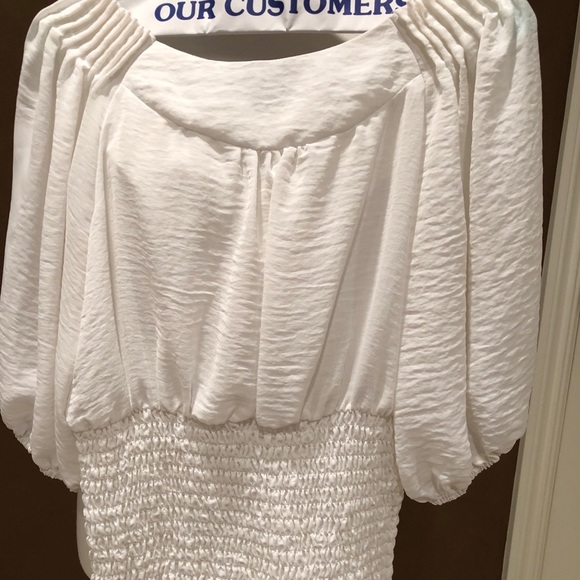 Bebe White Dress shirt - Picture 4 of 4